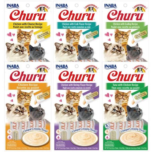 INABA Churu Lickable Pure Natural Cat Treats