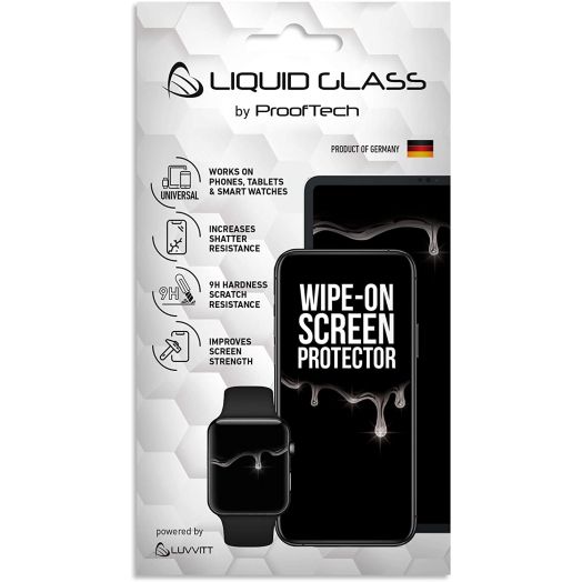 Luvvitt Liquid Glass Screen Protector for All Phones Tablets Watches Apple Samsung LG iPhone iPad Galaxy S20 S10 S9 Note 10 11 Plus Ultra Pro Max Nano Hi-Tech Protection