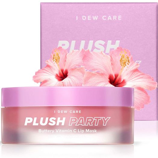 I DEW CARE Plush Party | Hydrating Overnight Lip Mask for Dry Lips | Korean Skincare, Vegan, Cruelty-free, Gluten-free, Paraben-free