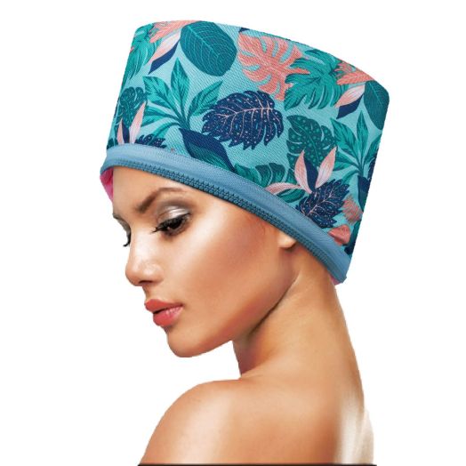 VICARKO Hair Steamer Thermal Heat Cap Deep Conditioning Natural Black Hair Scalp Treatment Spa Hot Head Care Electric for Home Use