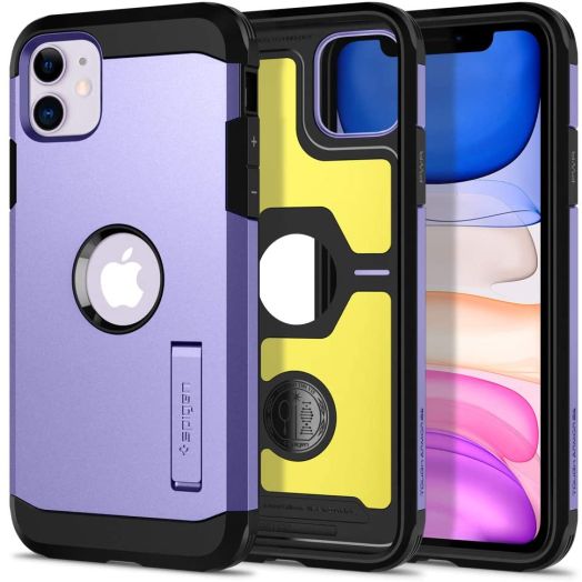 Spigen Tough Armor Designed for Apple iPhone 11 Case (2019) - XP Purple