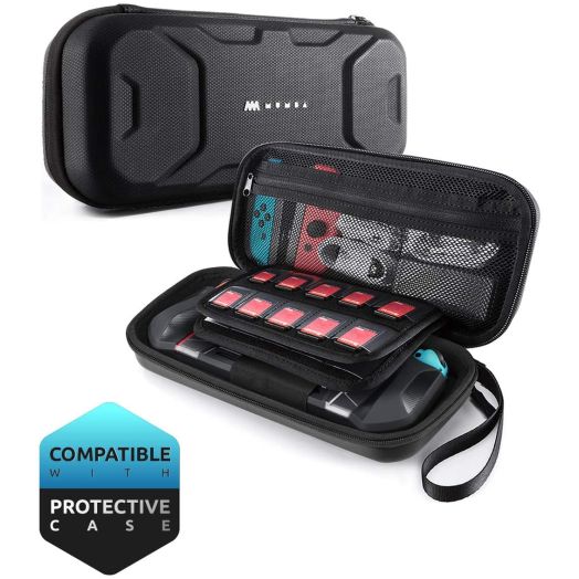 Mumba Switch Carrying Case, [Plus Version] Portable Protective Travel Carry handbag Pouch for Blade/Battle Case [Large Capacity] (Black)
