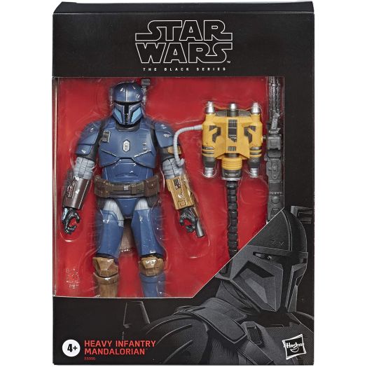 Star Wars The Black Series Heavy Infantry Mandalorian Toy 6-inch Scale The Mandalorian Collectible Deluxe Action Figure, Kids Ages 4 and Up
