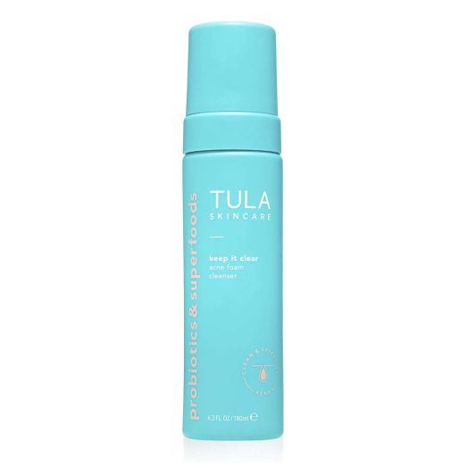 TULA Probiotic Skin Care Keep It Clear Acne Foam Cleanser | Acne Treatment, Clear Up Acne, Prevent Breakouts and Brighten Marks, Contains Salicylic Acid and Probiotics | 6.3 fl. oz