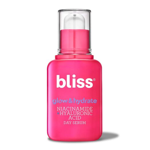Bliss Glow and Hydrate Day Serum, Replenishing and Hydrating Face Serum with Niacinamide, Hyaluronic Acid and Vitamin E, Vegan and Cruelty-Free, 1 oz