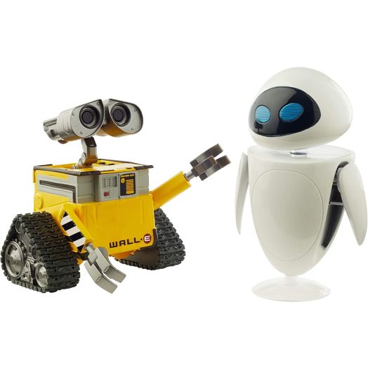 Disney Pixar Wall-e and Eve Figures