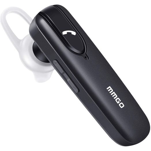 Bluetooth Headset for Cell Phones,Voice Command Wireless Headset with Noise Cancelling,Hands Free Bluetooth Headphone Earbuds for iPhone Android Samsung Laptop Truck Driver