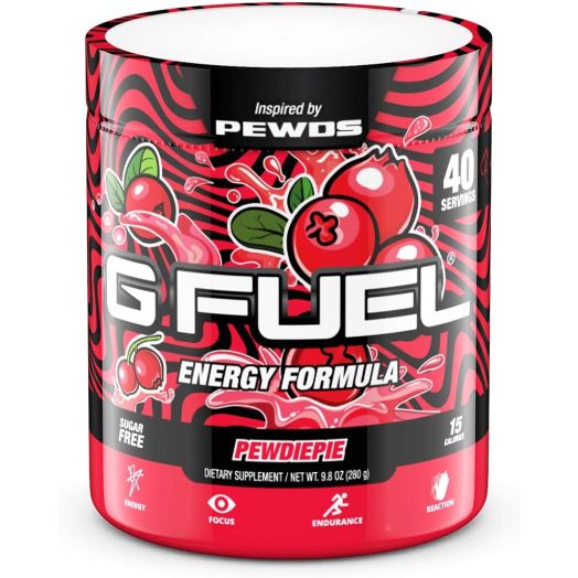 G Fuel Pewdiepie (40 Servings) Elite Energy and Endurance Formula 9.8 oz. Inspired by Pewds