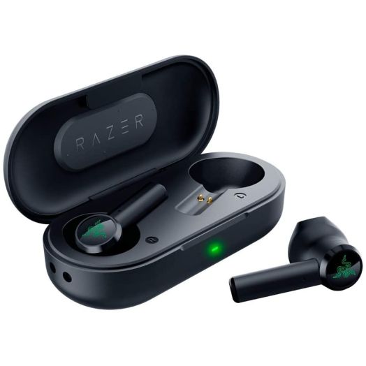 Razer Hammerhead True Wireless Bluetooth Earbuds: Low-Latency - Water Resistant - Bluetooth 5.0 Auto Pairing - Classic Black