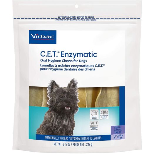 Virbac CET Enzymatic Oral Hygiene Chews for Dogs