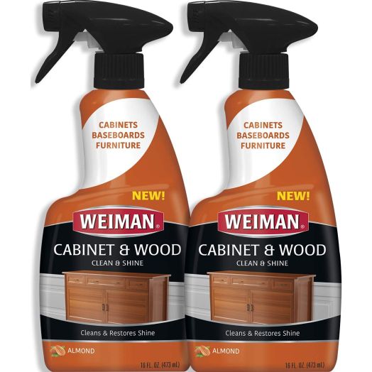 Weiman Furniture Polish and Wood Cleaner Spray - 16 Ounce (2 Pack) Condition Your Cabinet Door Table Chairs and More