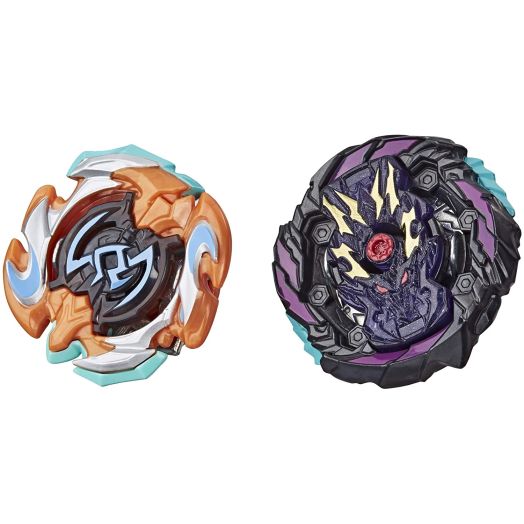 BEYBLADE Burst Rise Hypersphere Dual Pack Dusk Balkesh B5 and Right Artemis A5 -- 1 Left-Spin and 1 Right-Spin Battling Top Toy, 8 and Up