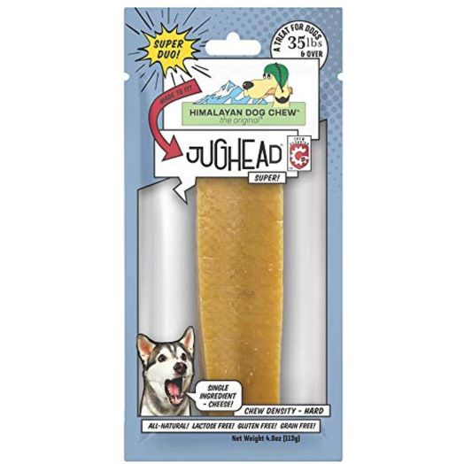 Himalayan Pet Supply Jughead Super Cheese Chew Insert | Best for Dogs 35 lbs and Over | No Lactose, Gluten Or Grains, Natural, Large