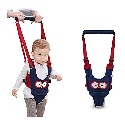 Baby Walking Harness - Handheld Kids Walker Helper - Toddler Infant Walker Harness Assistant Belt - Help Baby Walk - Child Learning Walk Support Assist Trainer Tool - for 7-24 Month Old (Blue)