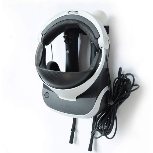 Monzlteck wall mount for ps4 VR, Headset ,Move Controller Holder,Space Saving