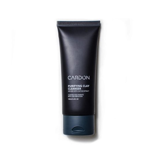 Cardon Men's Face Wash for Clean and Clear Skin | Cleanser Works as Beard Wash | Made with Clay Cleans 4X Better than Charcoal | Deep Clean for Minimize Pores and Remove Face Oil