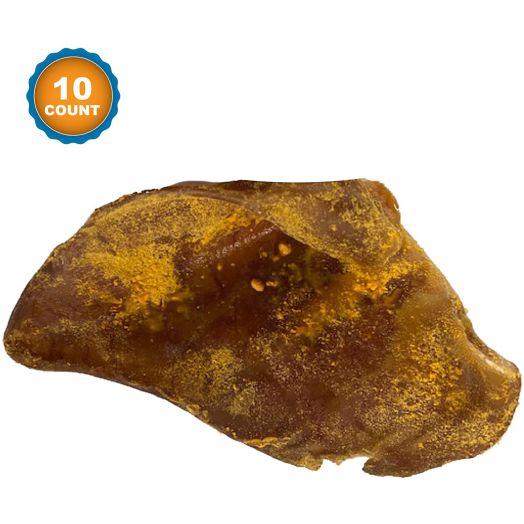 Scoochie Pet Pig Ears Dog chew Bacon and Cheese Flavor | with Real Cheddar Cheese