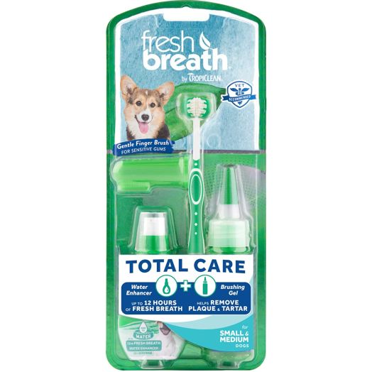 Fresh Breath by TropiClean Total Care Kit for Small Dogs, 2oz