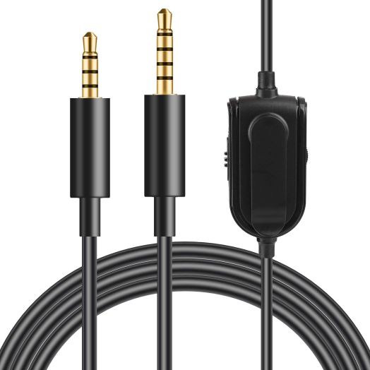 LecLooc A10 A40 Replacement Cable Inline Mute Volume Control for Astro A10/A40/A30/A50 Headsets Cord, Xbox One Play Station 4 PS4 Headphone Audio Extension Cable 6.5 Feet