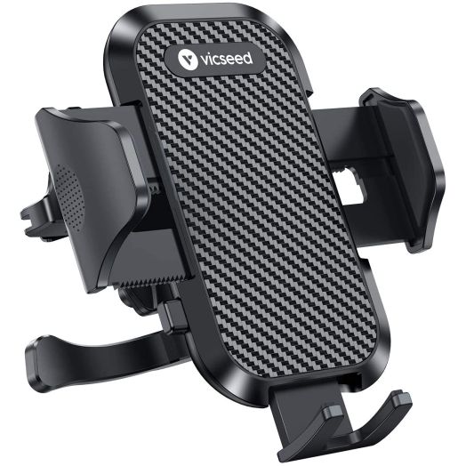 VICSEED 2020 Upgrade Ultra Stable Car Phone Mount Easy Clamp Universal Car Phone Holder Air Vent Cell Phone Holder for Car Fits for iPhone SE 11 Pro X XS Max XR Galaxy S20 S20+ Note 10 10+ All Phones