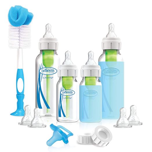 Dr. Brown's Options+ Narrow Glass Baby Bottle Starter Gift Set