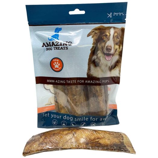 5-7" Meaty Smoked Rib Bones (5, 10, 20 and 50 Count) - Made in USA - Rib Bones for Dogs - Natural Smoked USA Grass Fed Cattle Rib Bone Dog Chew