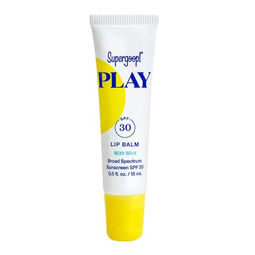 Supergoop! PLAY Lip Balm SPF 30 with Mint, 0.5 fl oz - Reef Safe, Broad Spectrum SPF Lip Balm with Hydrating Honey, Shea Butter, Sunflower Seed Oil - Clean ingredients - Great for Active Days
