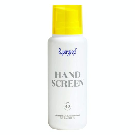 Supergoop! Handscreen SPF 40, 6.76 fl oz - Preventative, SPF Hand Cream For Dry Cracked Hands - Fast-Absorbing, Clean ingredients, Non-Greasy Formula - With Sea Buckthorn, Antioxidants and Natural Oils