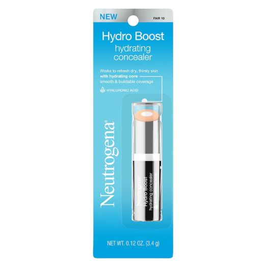Neutrogena Hydro Boost Hydrating Concealer Stick, 10 Fair, Fair