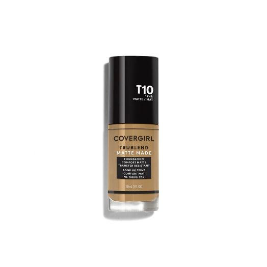 CoverGirl TruBlend Matte Made Liquid Makeup, T10 Golden Amber