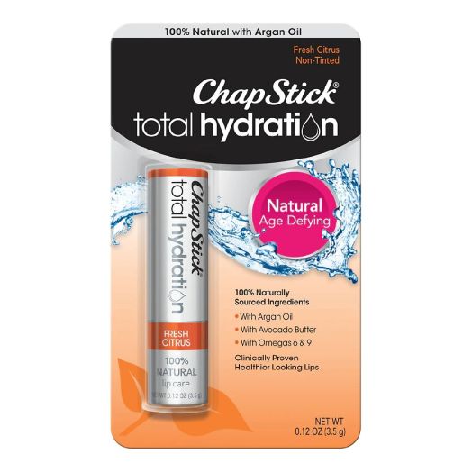 ChapStick Total Hydration Flavored Lip Balm, Natural Age Defying Lip Care