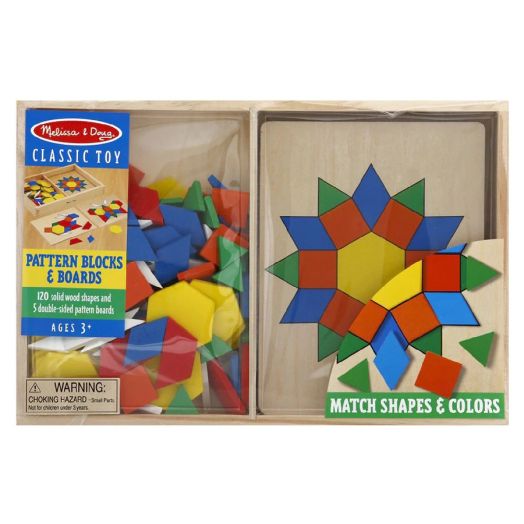 Melissa & Doug Pattern Blocks and Boards