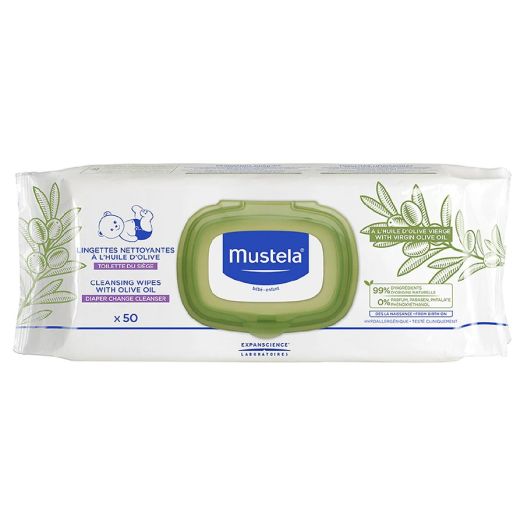 Mustela Cleansing Wipes with Olive Oil