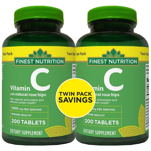 Finest Nutrition Vitamin C 1000mg Twin