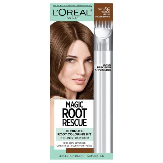L'Oreal Paris Root Rescue Root Rescue 10 Minute Root Coloring Kit, Medium Golden Brown