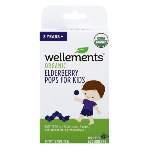 Wellements Organic Elderberry Immunity Pops