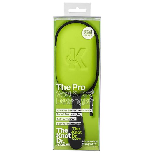 The Knot Dr. for Conair The Pro with Case Green