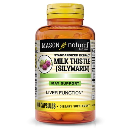 Mason Natural Milk Thistle (Silymarin) Capsules