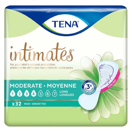 Tena Serenity Intimates Moderate Thin Long Pad