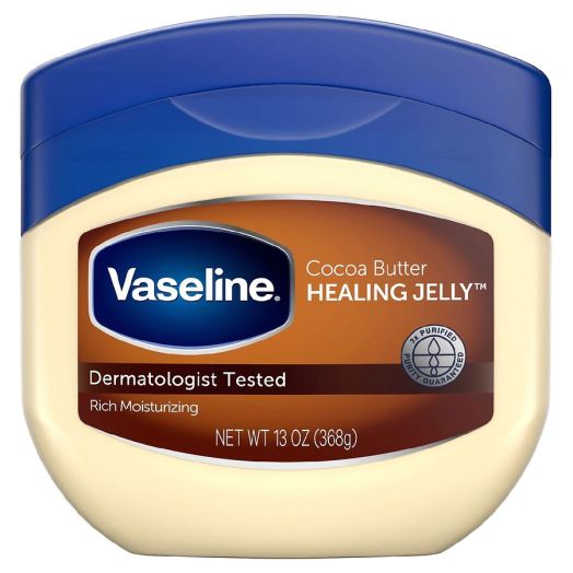 Vaseline Healing Jelly for Dry Skin Cocoa Butter Dry Skin Moisturizer