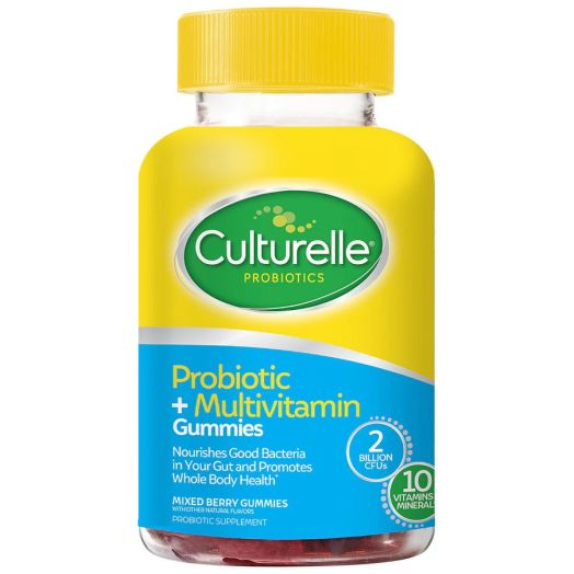 Culturelle Probiotic + Multivitamin Vitamin C Gummies Berry
