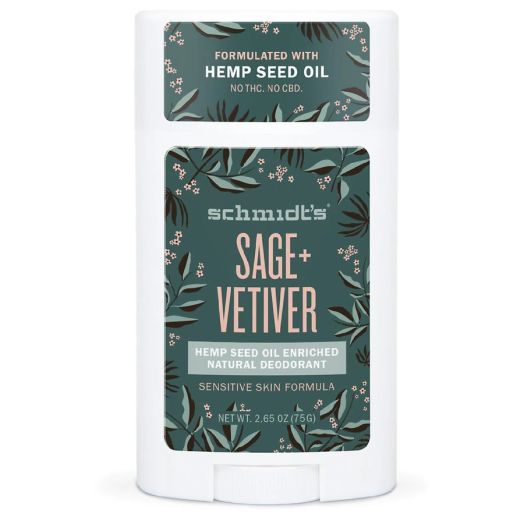 Schmidt's Natural Deodorant Stick Sage + Vetiver