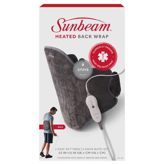 Sunbeam Heated Back Wrap Heating Pad