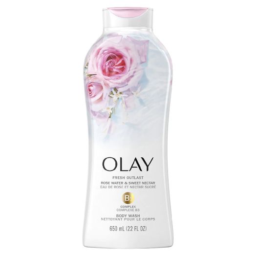 Olay Fresh Outlast Body Wash Rose Water and Sweet Nectar