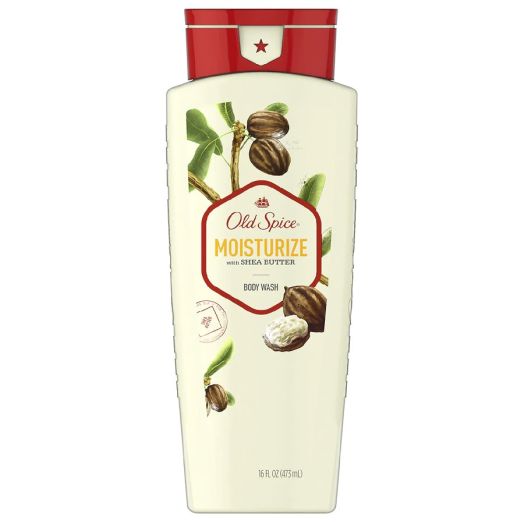 Old Spice Body Wash for Men Moisturize Inspired by Nature Shea Butter