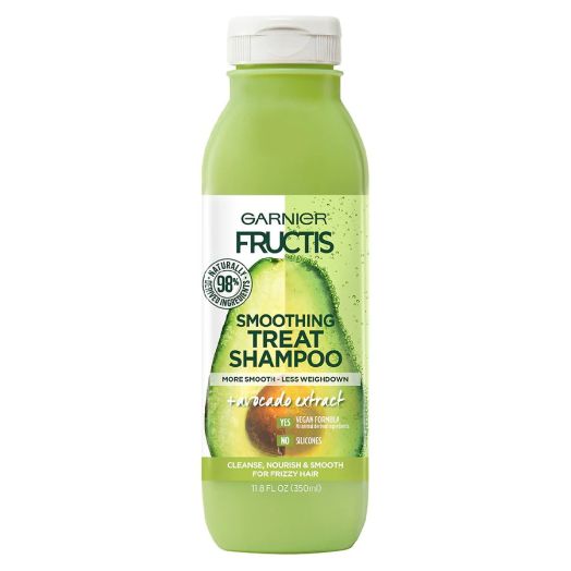 Garnier Fructis Smoothing Treat Shampoo, For Frizzy Hair, Avocado