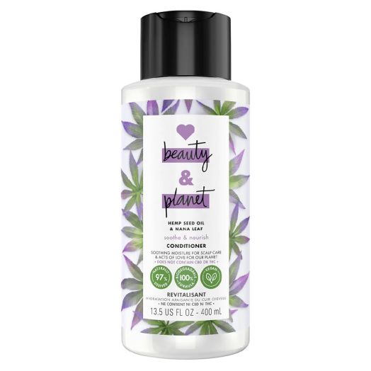 Love, Beauty & Planet Hair Conditioner Hemp Seed Oil and Nana Leaf