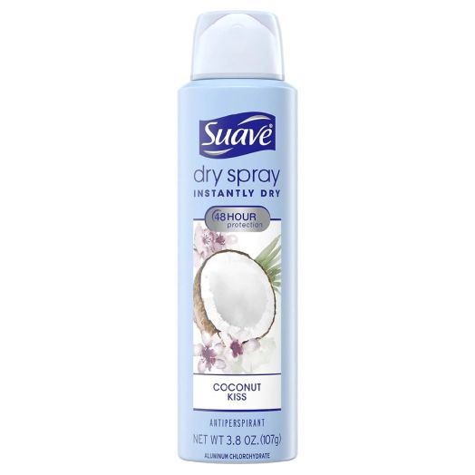 Suave Coconut Kiss Dry Spray Antiperspirant Deodorant