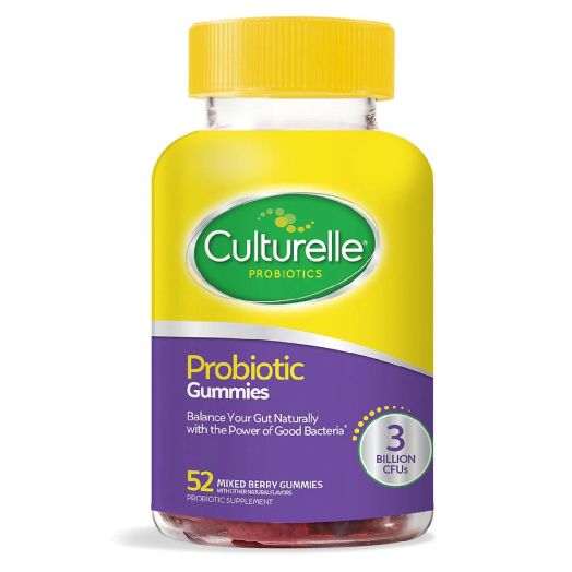 Culturelle Daily Prebiotic + Probiotic Gummies for Adults Mixed Berry