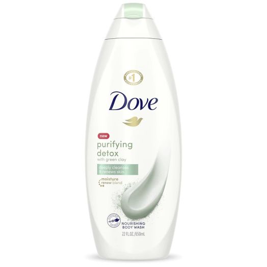Dove Nourishing Body Wash Green Clay